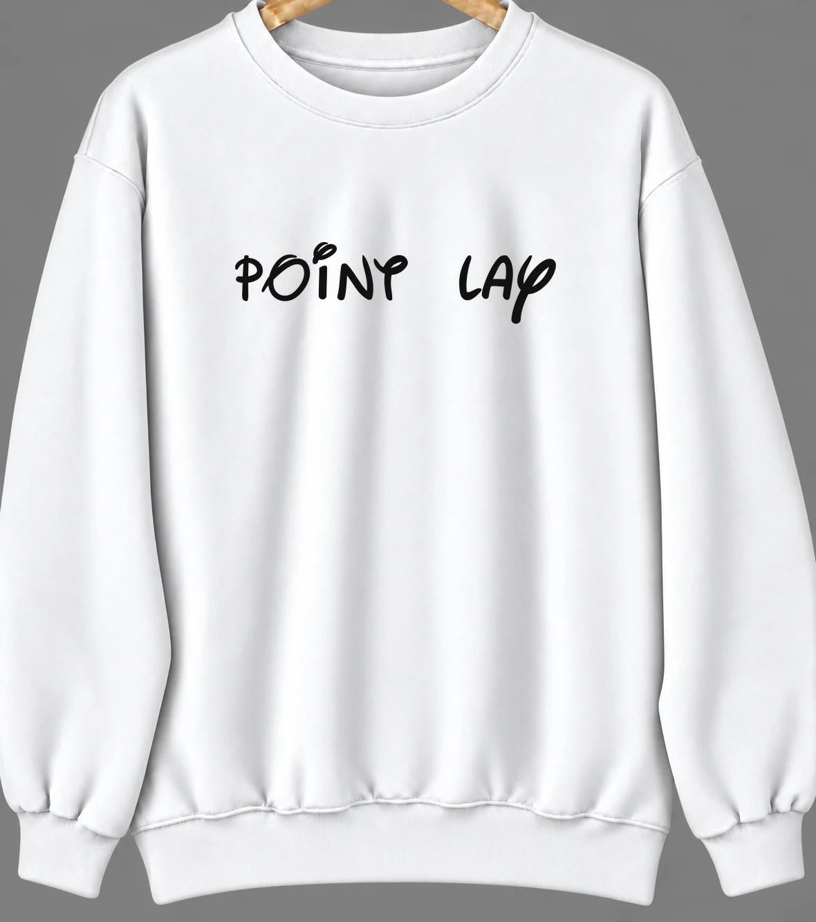 Point Lay, Alaska Hometown Crewneck — White