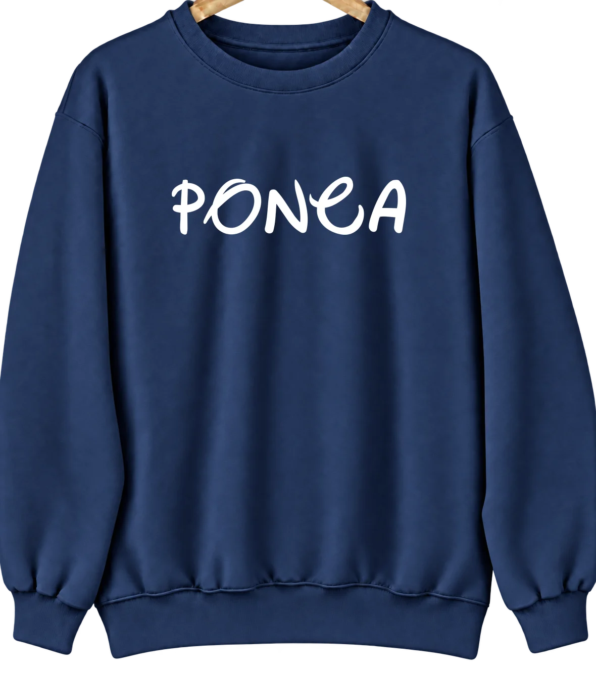 Ponca, Nebraska Hometown Crewneck — Navy