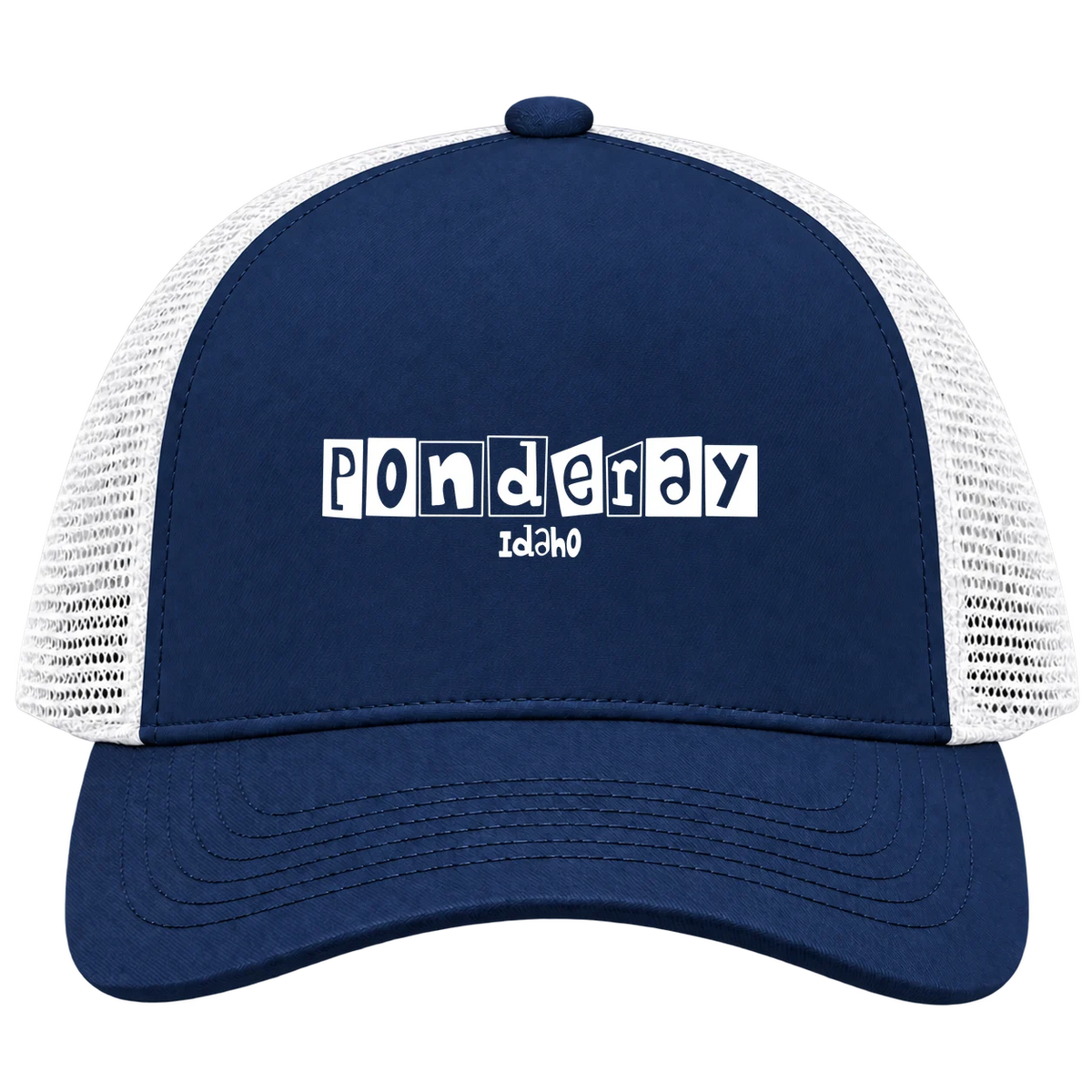 Ponderay, Idaho Hometown Trucker Cap