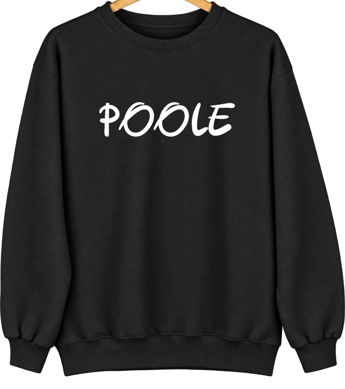 Poole, Kentucky Hometown Crewneck — Black
