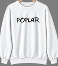 Poplar, Wisconsin Hometown Crewneck — White