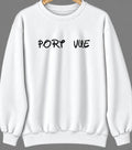 Port Vue, Pennsylvania Hometown Crewneck — White