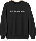 Port Washington North, New York Hometown Crewneck — Black