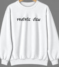 Prairie View, Kansas Hometown Crewneck — White