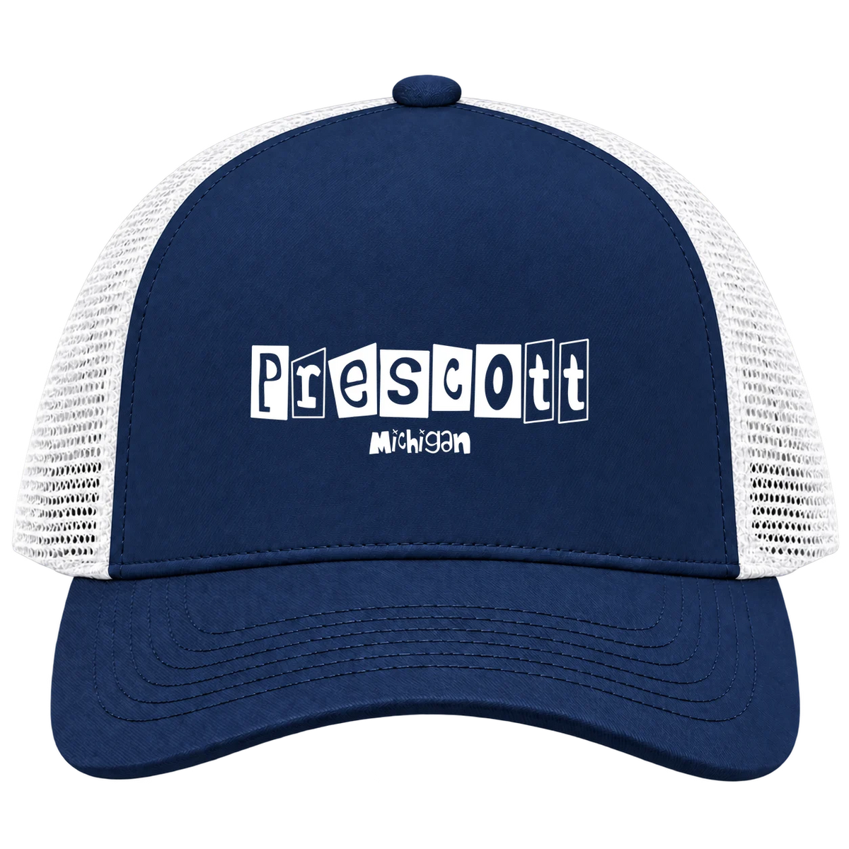 Prescott, Michigan Hometown Trucker Cap