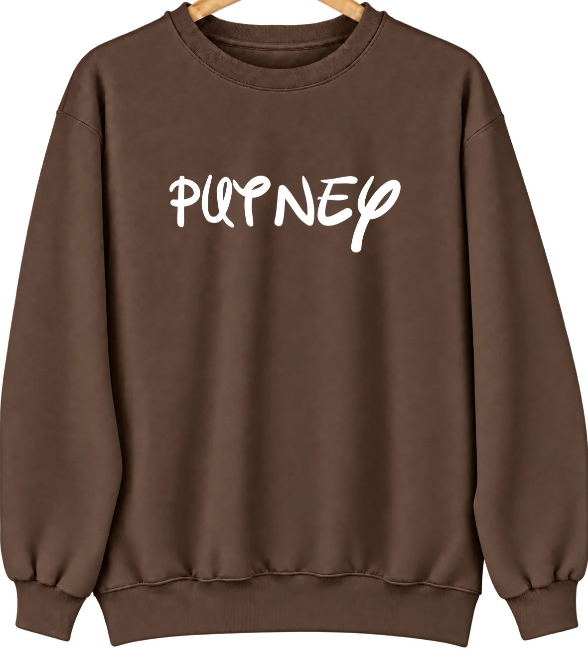 Putney, Georgia Hometown Crewneck — Brown
