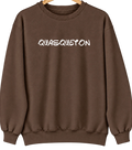 Quasqueton, Iowa Hometown Crewneck — Brown