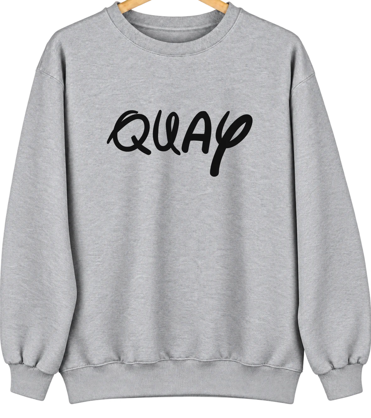 Quay, Oklahoma Hometown Crewneck — Sport Grey