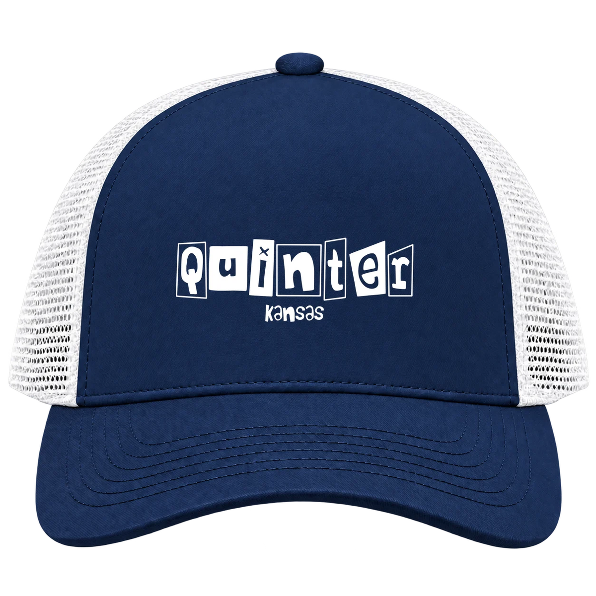 Quinter, Kansas Hometown Trucker Cap