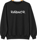 Radnor, Ohio Hometown Crewneck — Black