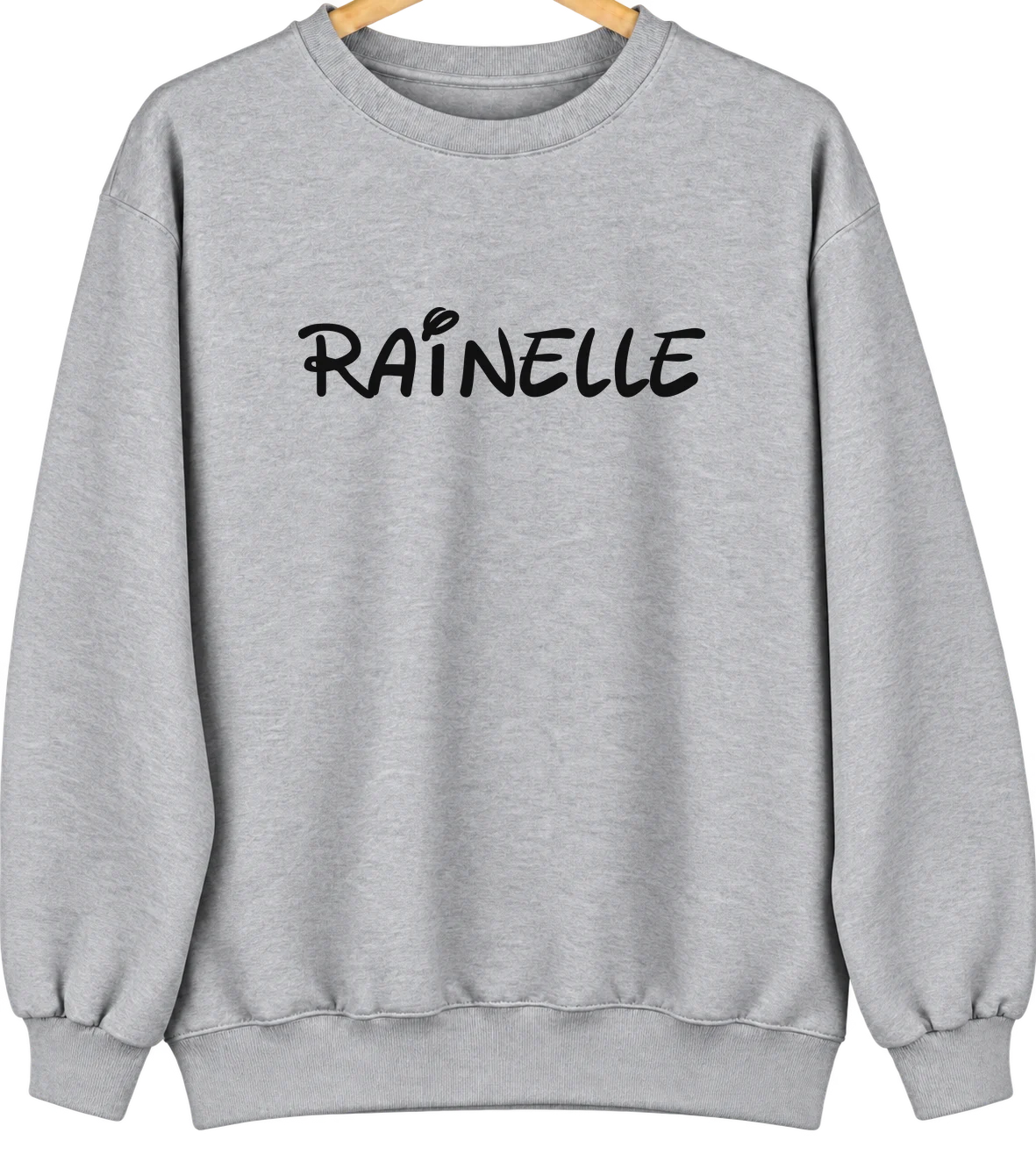 Rainelle, West Virginia Hometown Crewneck — Sport Grey