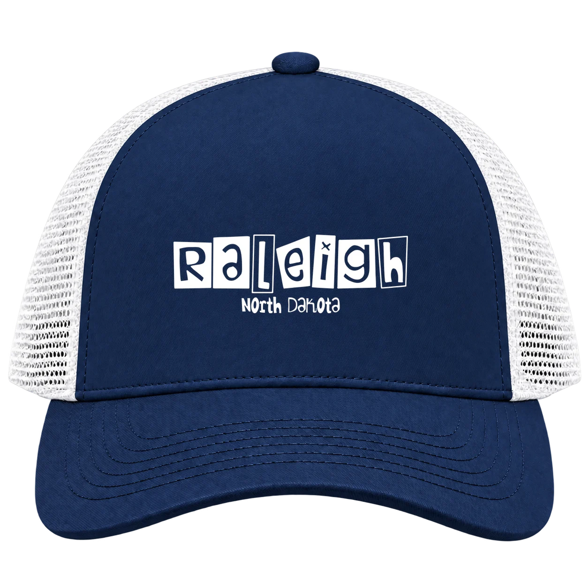 Raleigh, North Dakota Hometown Trucker Cap
