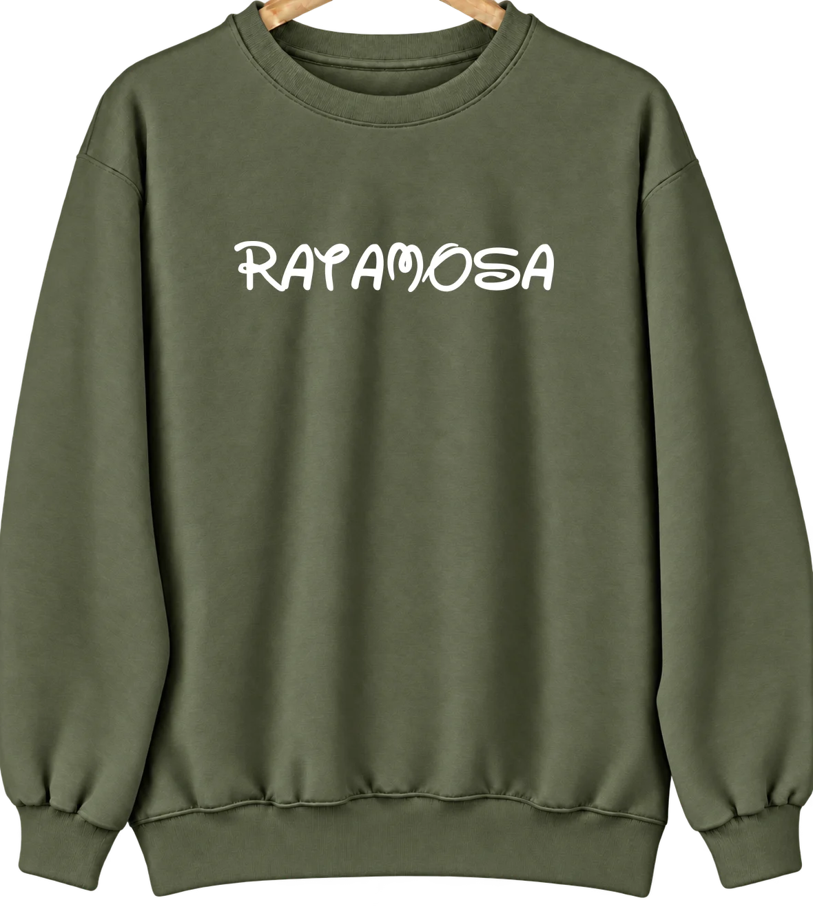 Ratamosa, Texas Hometown Crewneck — Military Green