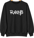 Raub, Indiana Hometown Crewneck — Black
