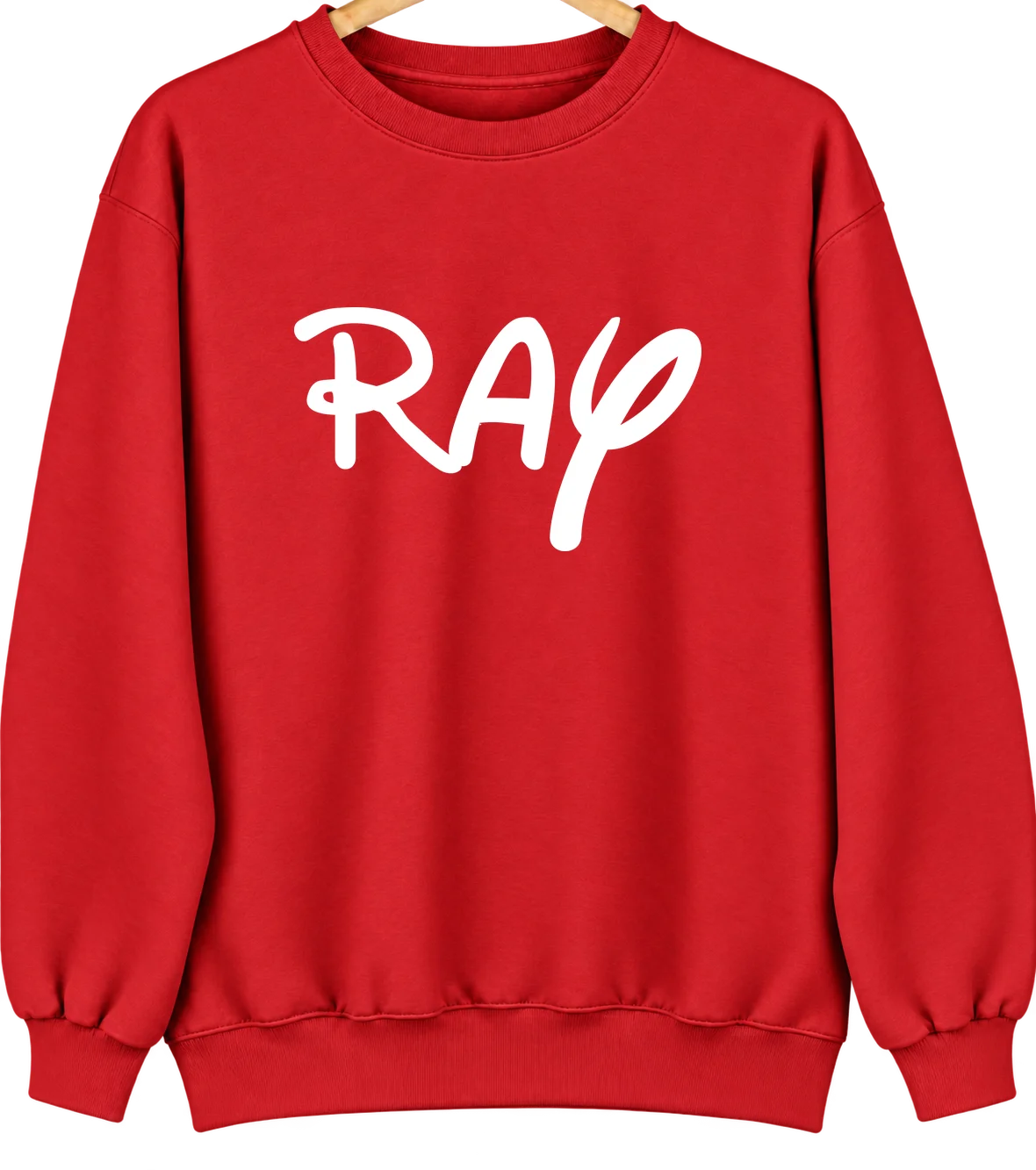 Ray, Alabama Hometown Crewneck — Red