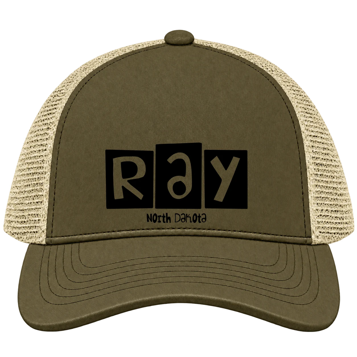 Ray, North Dakota Hometown Trucker Cap
