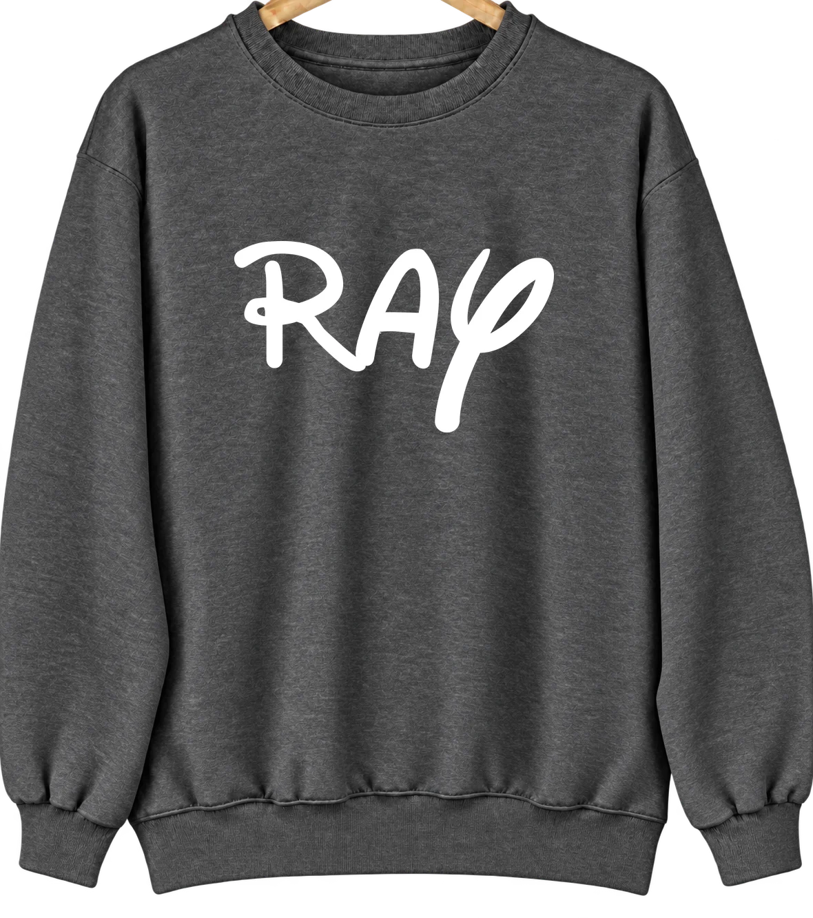 Ray, North Dakota Hometown Crewneck — Dark Heather