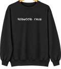 Redwood Falls, Minnesota Hometown Crewneck — Black