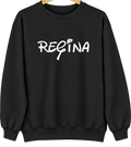 Regina, New Mexico Hometown Crewneck — Black