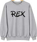 Rex, North Carolina Hometown Crewneck — Sport Grey