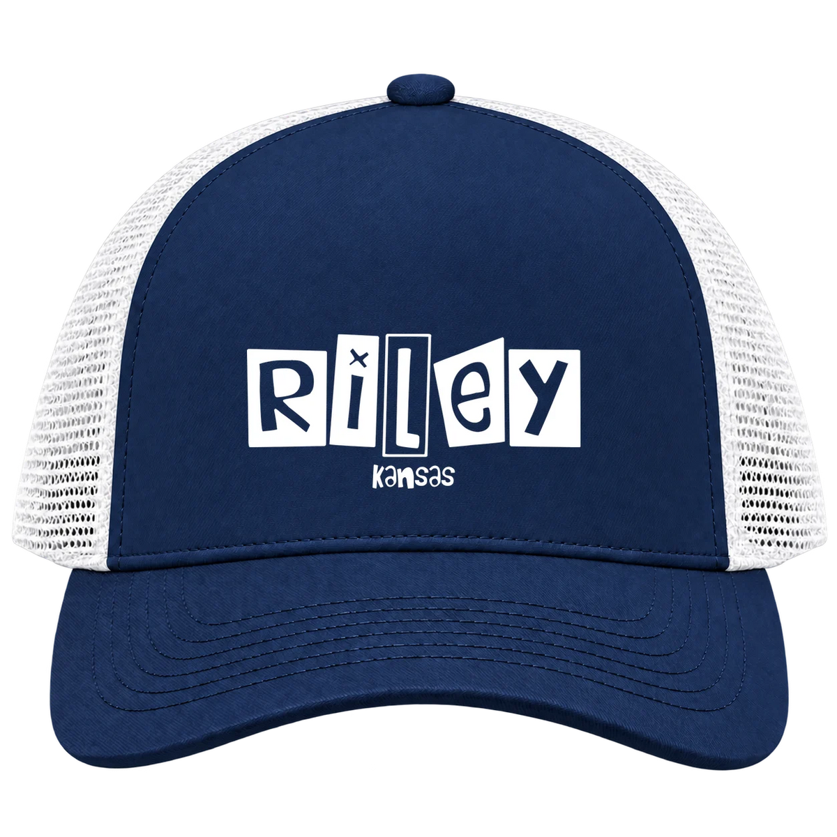 Riley, Kansas Hometown Trucker Cap