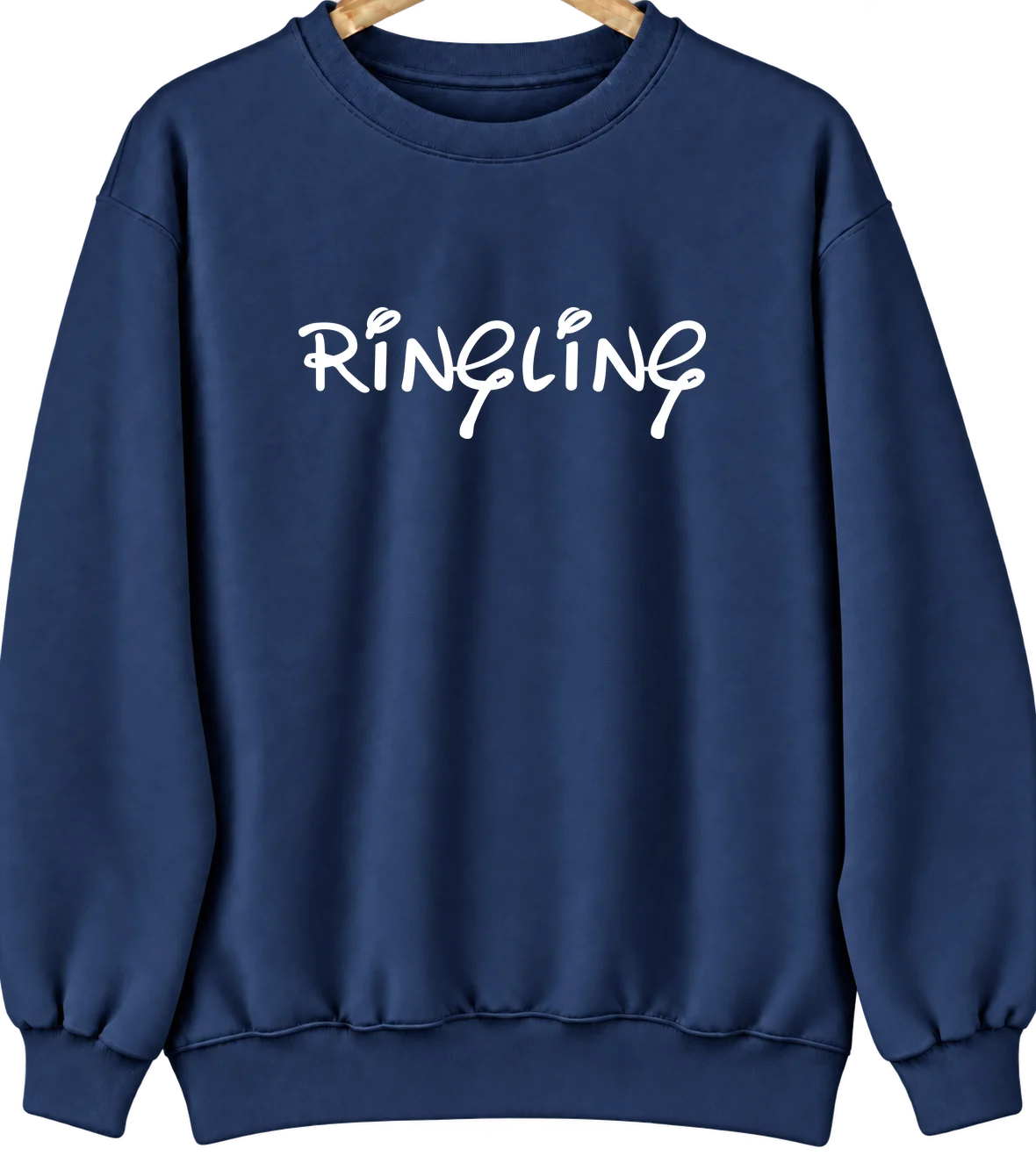 Ringling, Oklahoma Hometown Crewneck — Navy