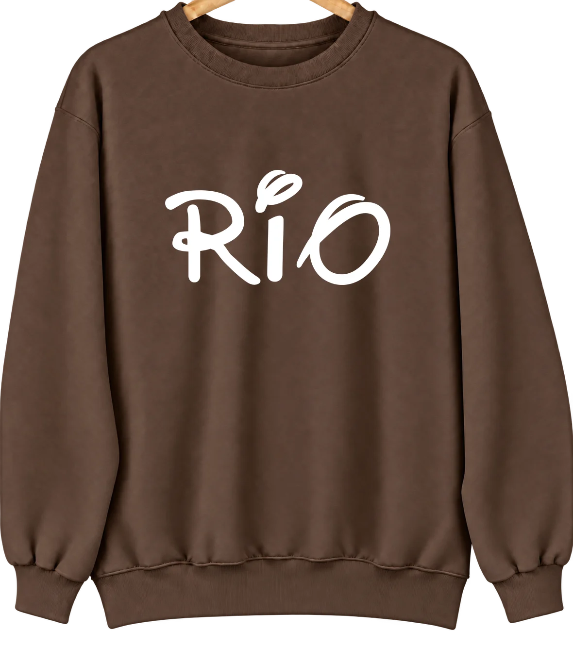 Rio, Florida Hometown Crewneck — Brown
