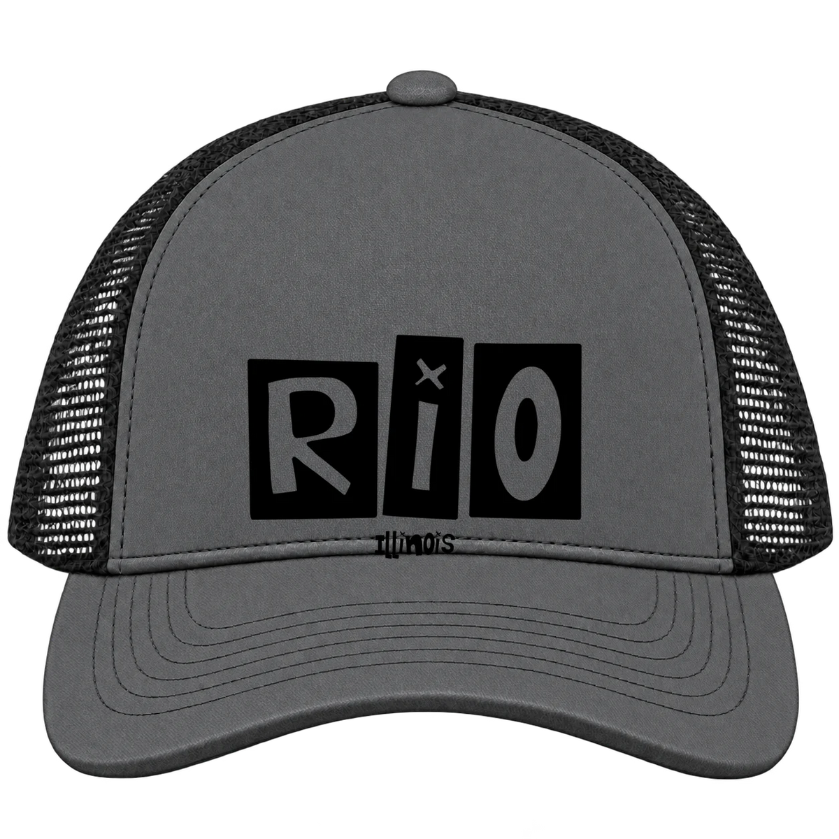 Rio, Illinois Hometown Trucker Cap