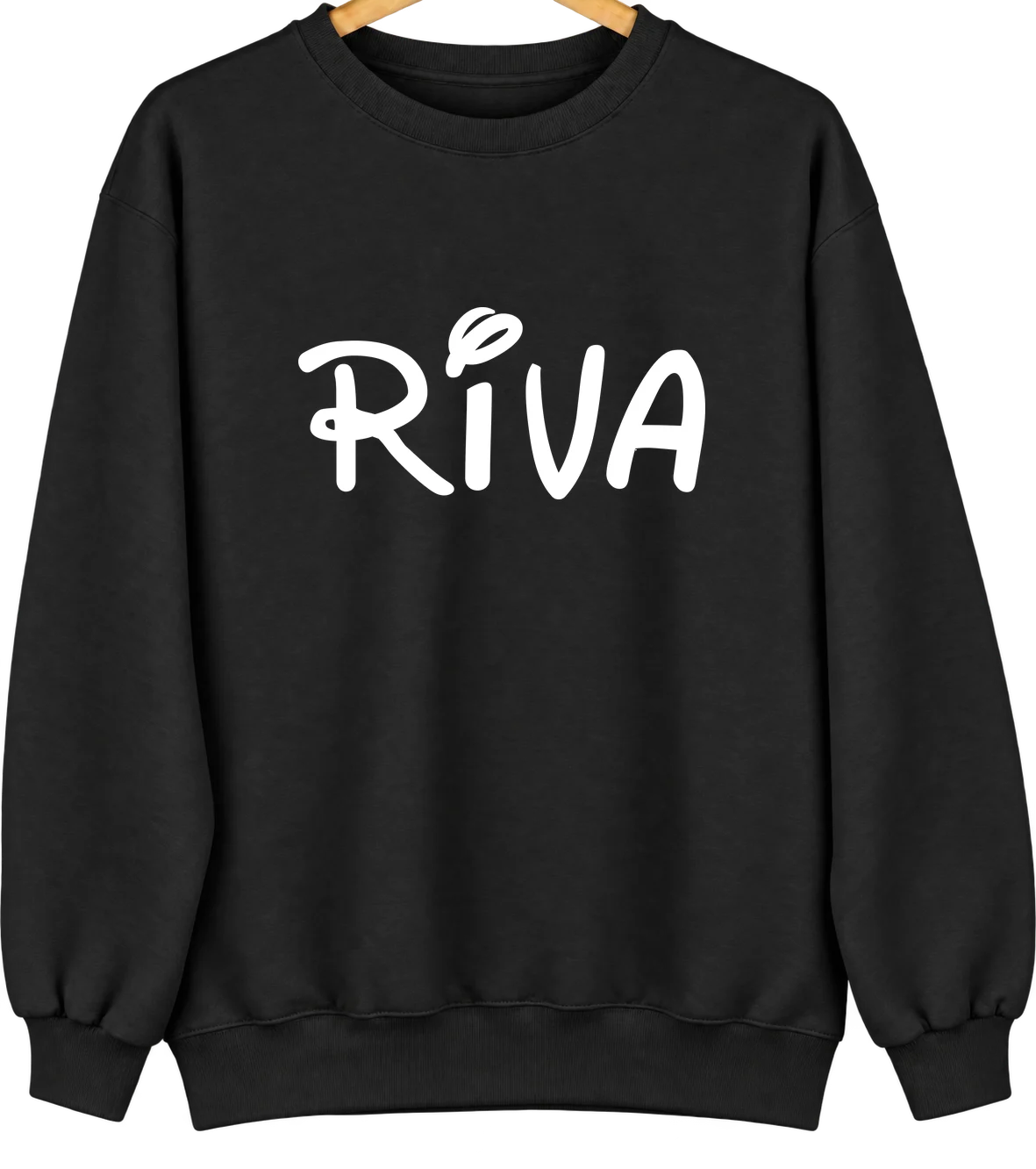 Riva, Maryland Hometown Crewneck — Black