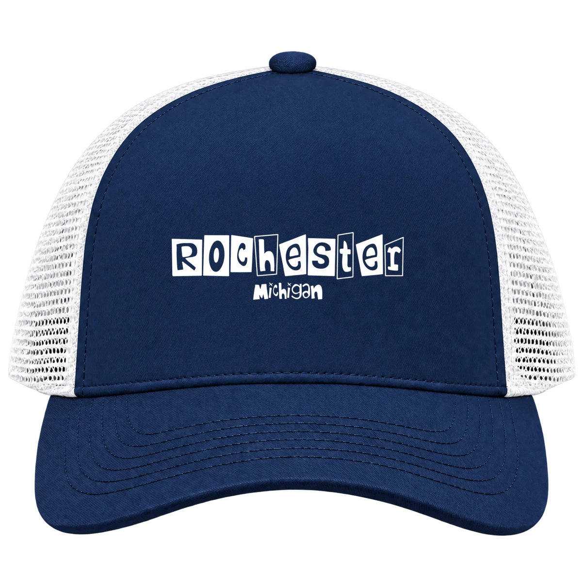 Rochester, Michigan Hometown Trucker Cap