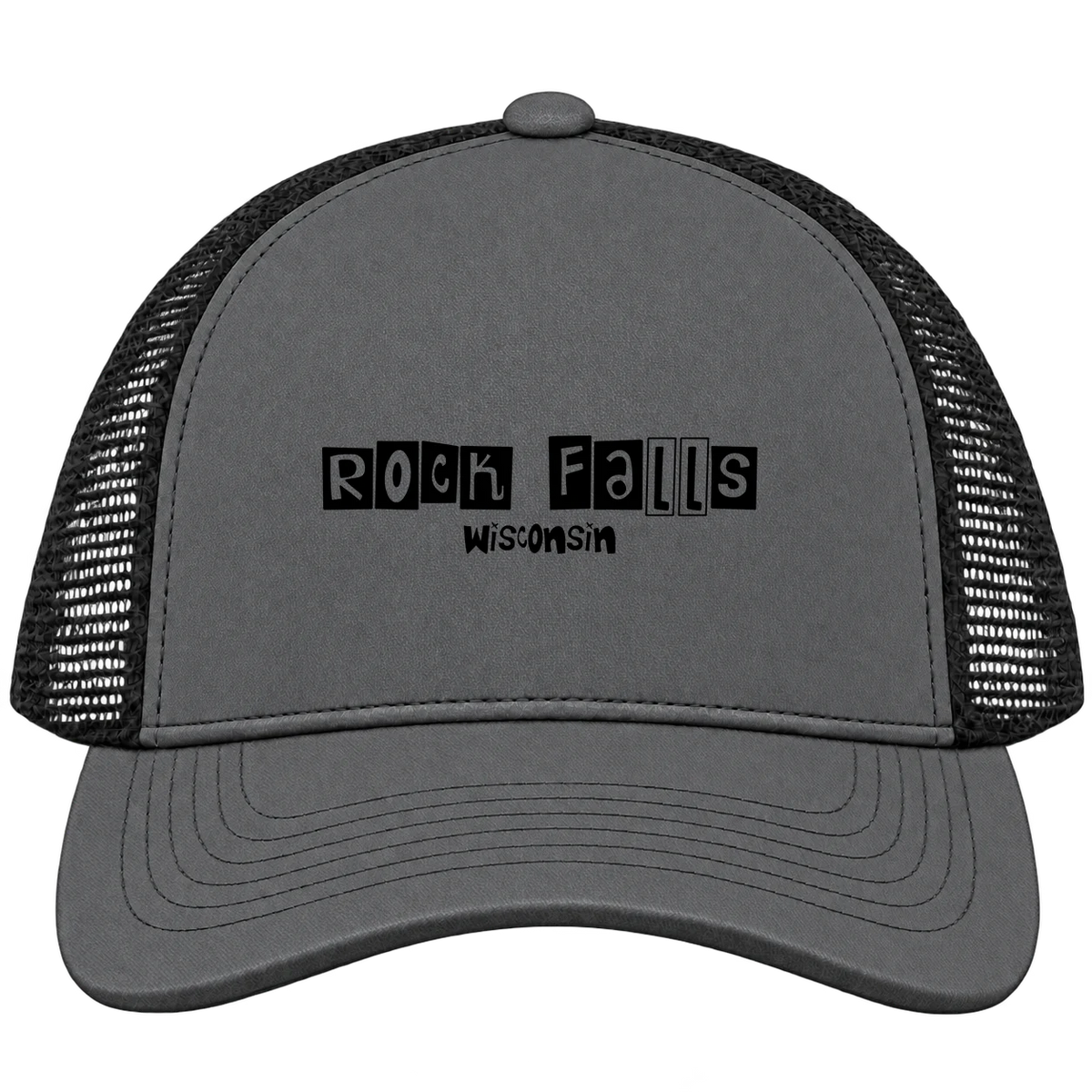 Rock Falls, Wisconsin Hometown Trucker Cap
