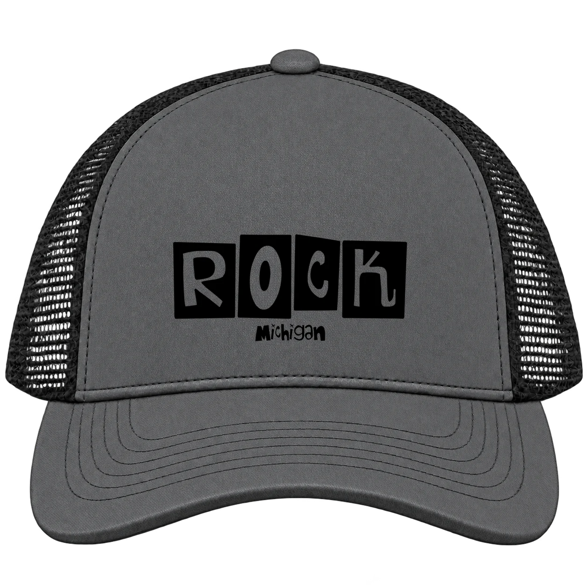 Rock, Michigan Hometown Trucker Cap