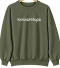 Rocksprings, Texas Hometown Crewneck — Military Green