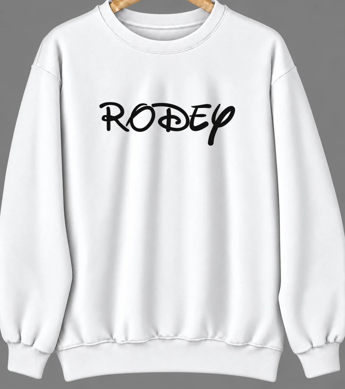 Rodey, New Mexico Hometown Crewneck — White