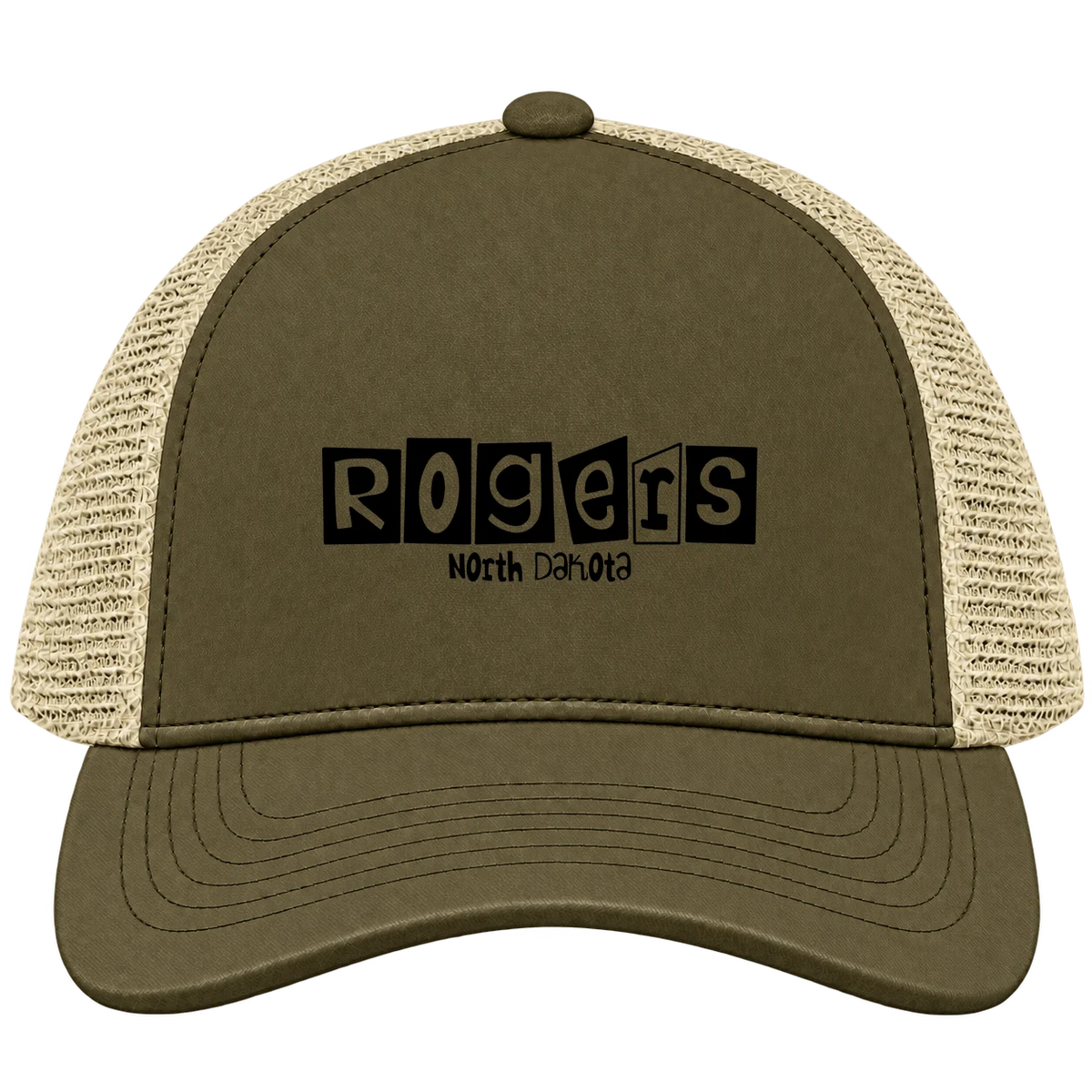 Rogers, North Dakota Hometown Trucker Cap