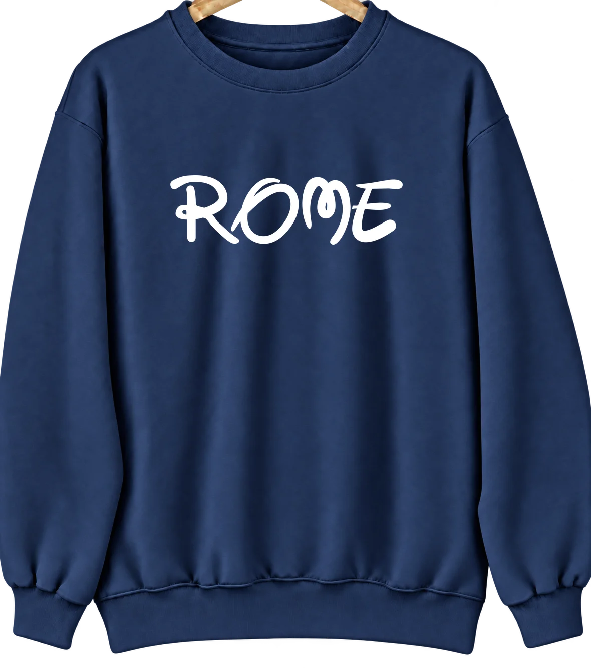 Rome, Wisconsin Hometown Crewneck — Navy
