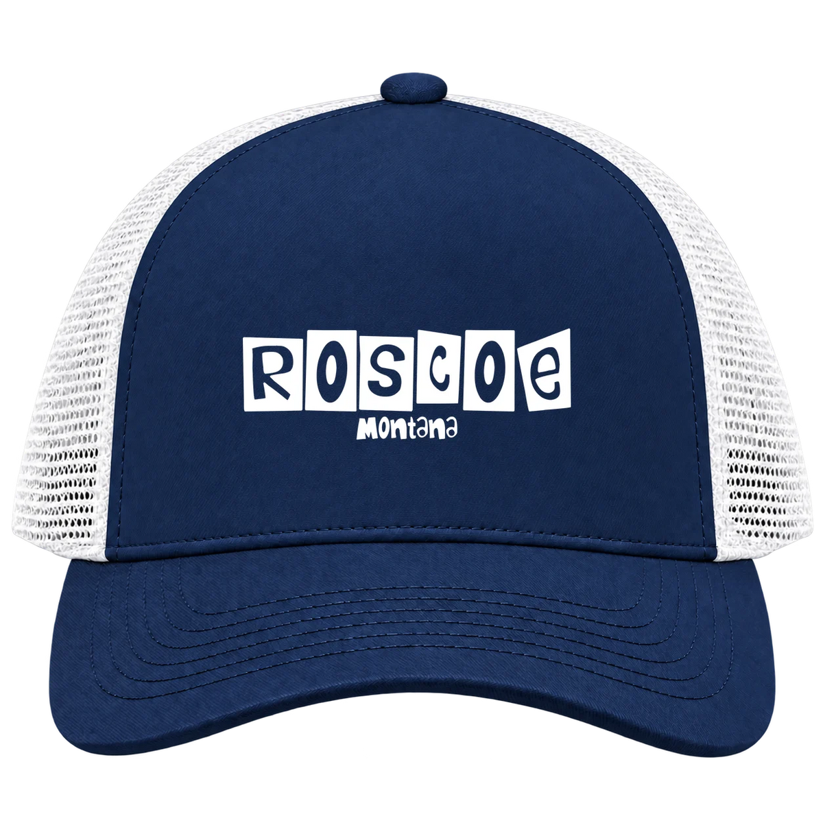 Roscoe, Montana Hometown Trucker Cap