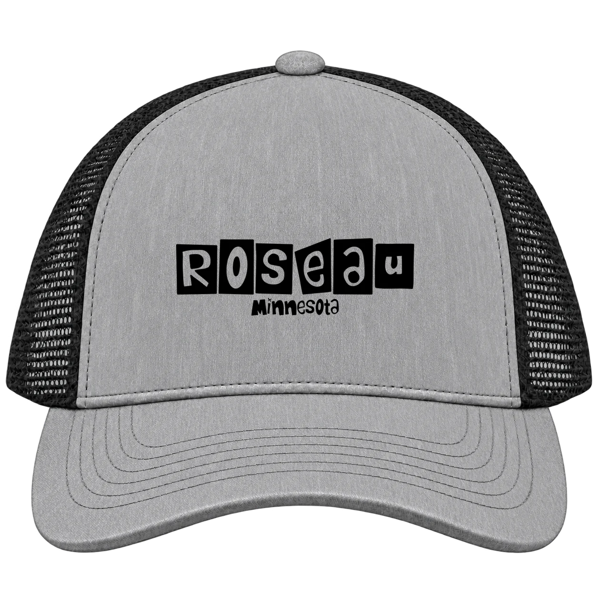Roseau, Minnesota Hometown Trucker Cap