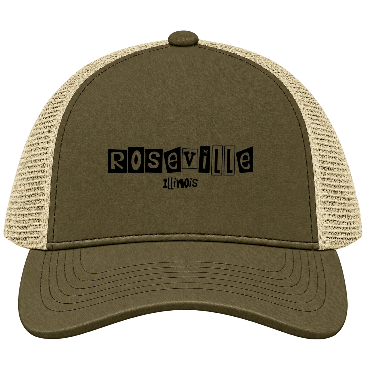 Roseville, Illinois Hometown Trucker Cap