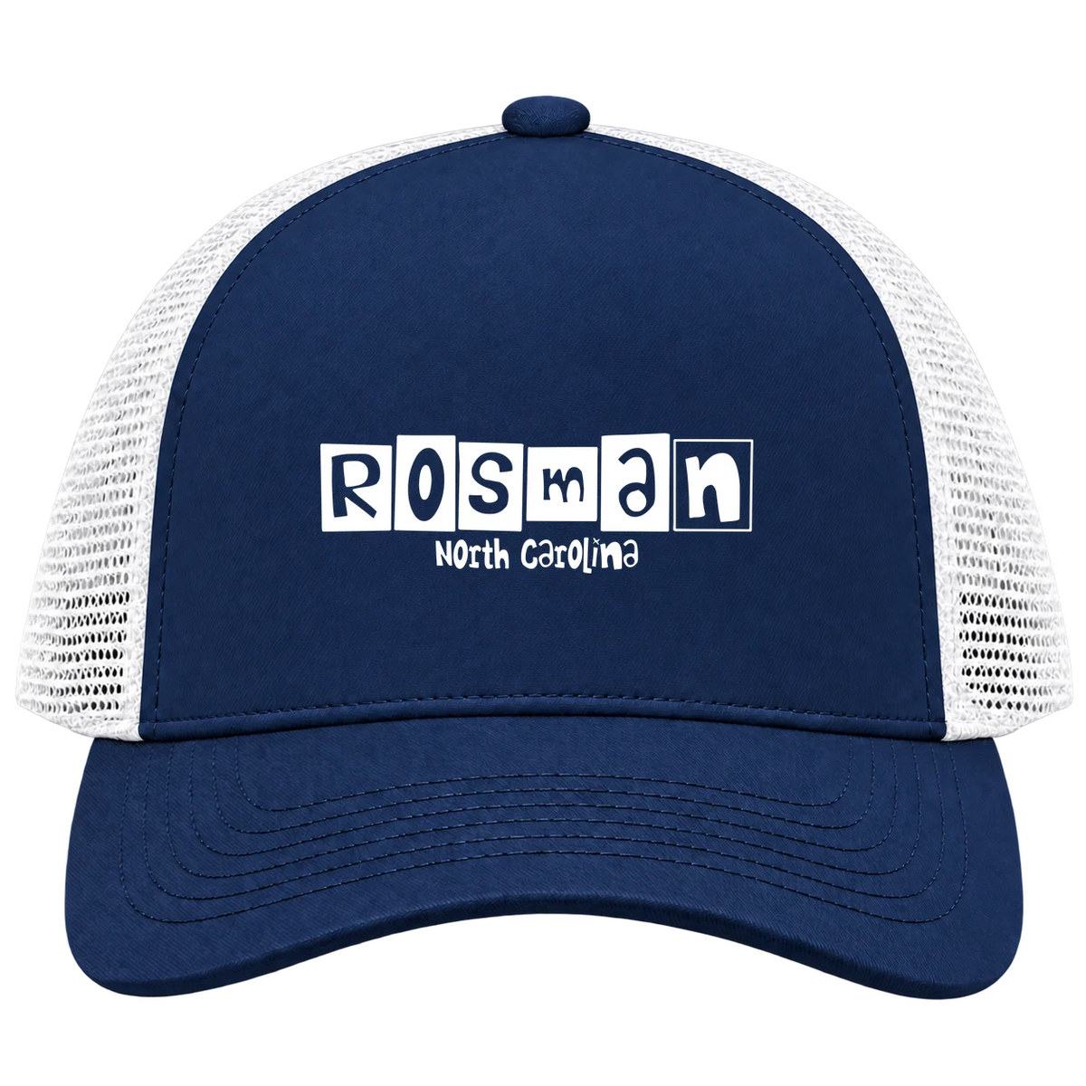 Rosman, North Carolina Hometown Trucker Cap