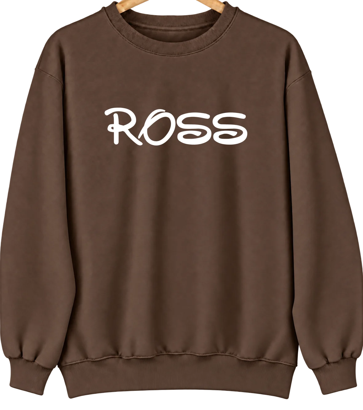 Ross, Texas Hometown Crewneck — Brown