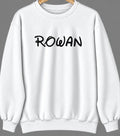 Rowan, Iowa Hometown Crewneck — White