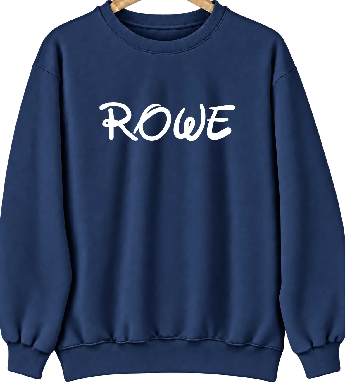 Rowe, New Mexico Hometown Crewneck — Navy