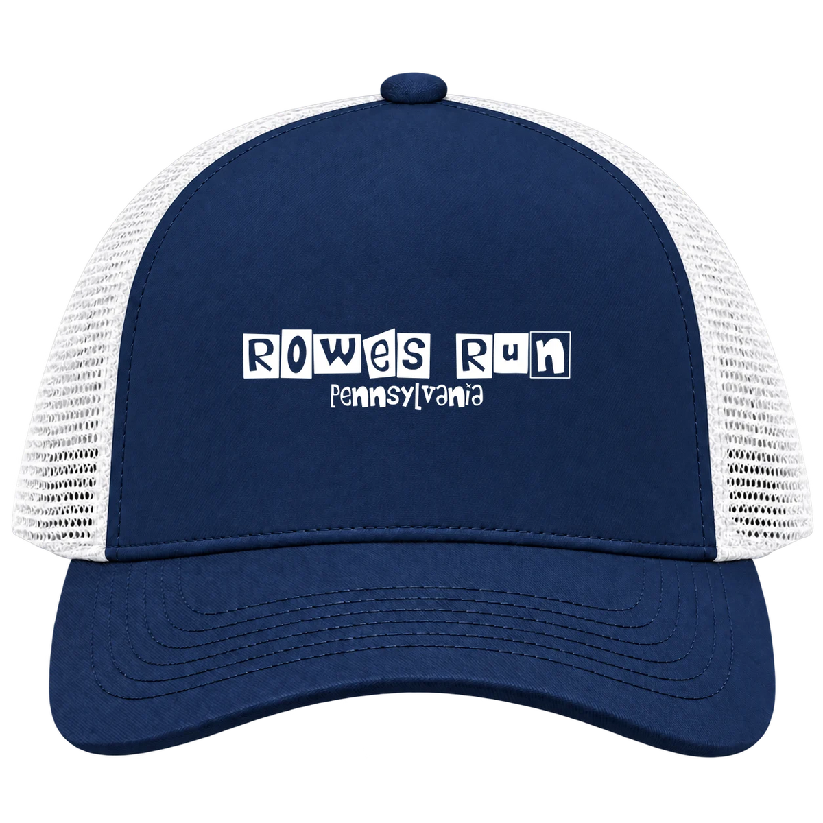 Rowes Run, Pennsylvania Hometown Trucker Cap