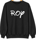 Roy, Montana Hometown Crewneck — Black
