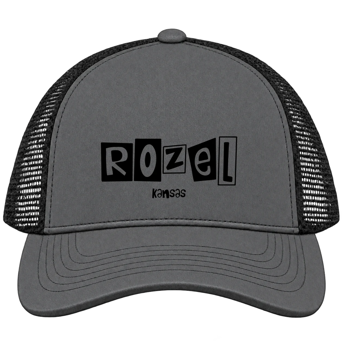 Rozel, Kansas Hometown Trucker Cap