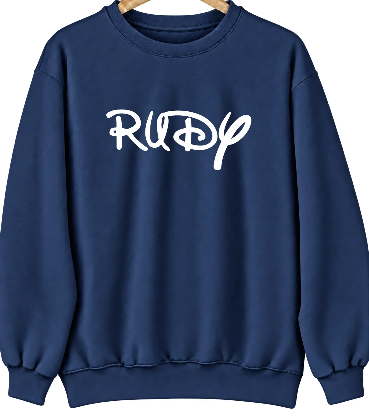 Rudy, Arkansas Hometown Crewneck — Navy