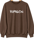 Rumson, New Jersey Hometown Crewneck — Brown