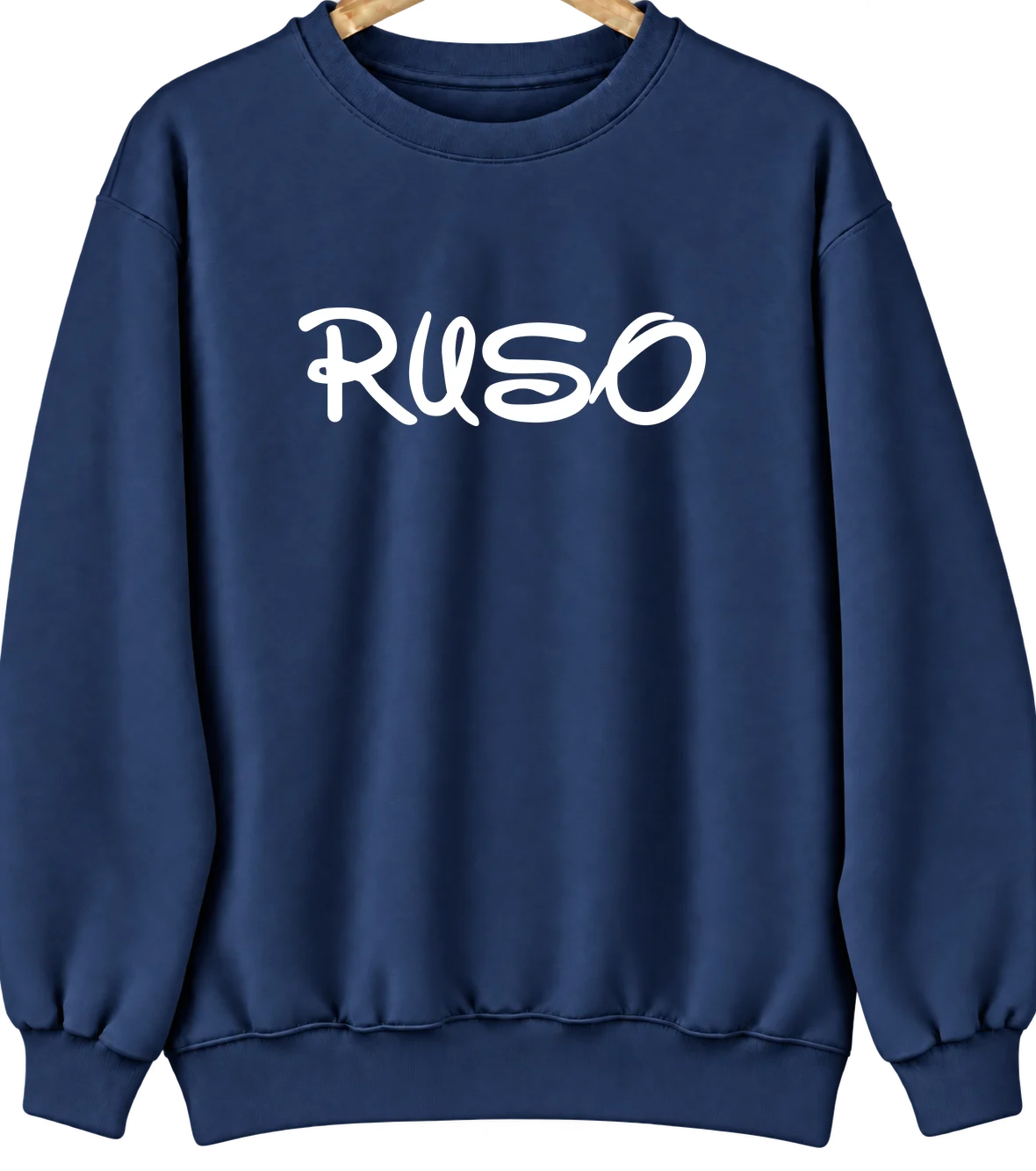 Ruso, North Dakota Hometown Crewneck — Navy