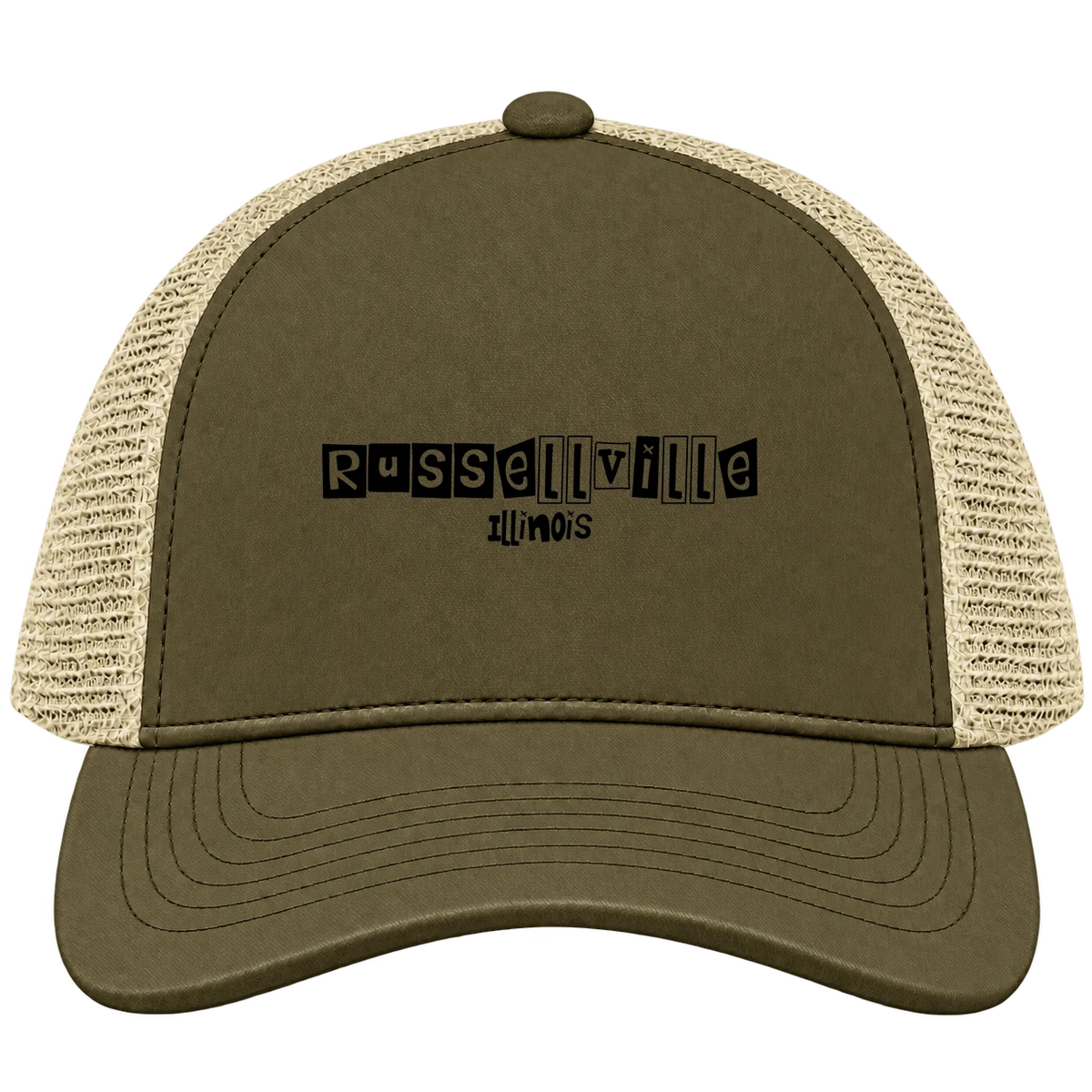 Russellville, Illinois Hometown Trucker Cap